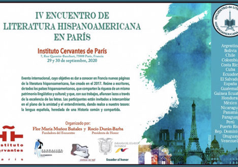 Olenka Carrasco - Encuentro literatura hispanoamericana Paris
